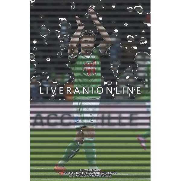 Franck TABANOU - 21.12.2014 - Saint Etienne / Evian Thonon - 19eme journee de Ligue 1 Photo : Jean Paul Thomas / Icon Sport AG ALDO LIVERANI SAS ONLY ITALY