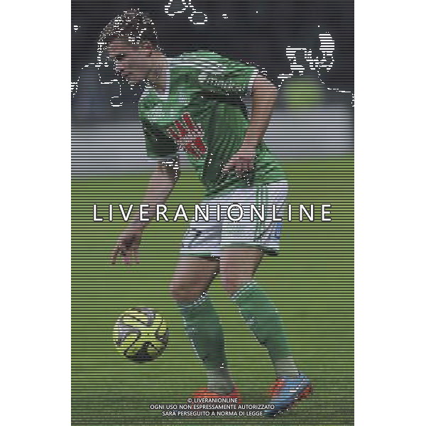 Franck TABANOU - 21.12.2014 - Saint Etienne / Evian Thonon - 19eme journee de Ligue 1 Photo : Jean Paul Thomas / Icon Sport AG ALDO LIVERANI SAS ONLY ITALY