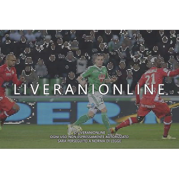 JOIE DE Romain HAMOUMA - 21.12.2014 - Saint Etienne / Evian Thonon - 19eme journee de Ligue 1 Photo : Jean Paul Thomas / Icon Sport AG ALDO LIVERANI SAS ONLY ITALY