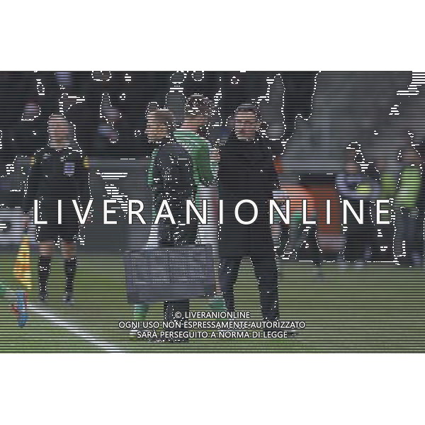 Ricky VAN WOLFSWINKEL / Christophe GALTIER - 21.12.2014 - Saint Etienne / Evian Thonon - 19eme journee de Ligue 1 Photo : Jean Paul Thomas / Icon Sport AG ALDO LIVERANI SAS ONLY ITALY