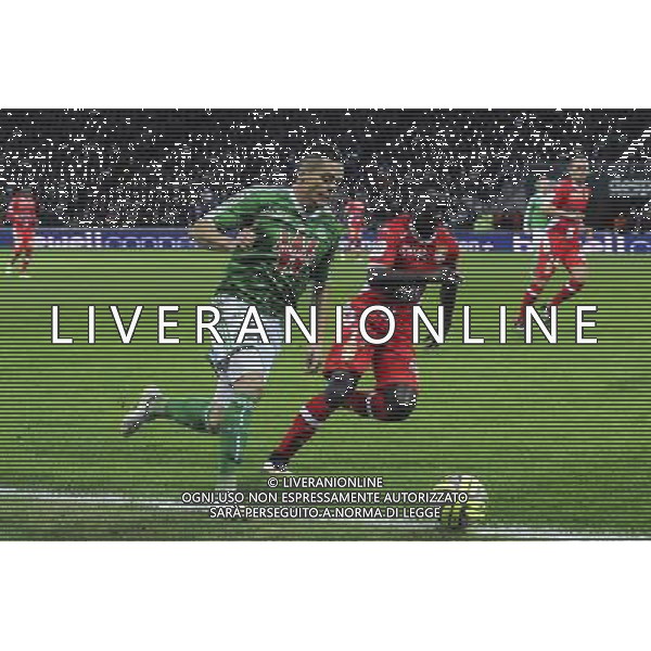 Romain HAMOUMA - 21.12.2014 - Saint Etienne / Evian Thonon - 19eme journee de Ligue 1 Photo : Jean Paul Thomas / Icon Sport AG ALDO LIVERANI SAS ONLY ITALY