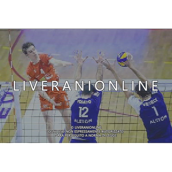 Gert VAN WALLE / Robin TOSSATO / Jakub VESELY - 19.12.2014 - Beauvais / Saint Nazaire - 12e journee de Ligue A Photo : Fred Porcu / Icon Sport AG ALDO LIVERANI SAS ONLY ITALY