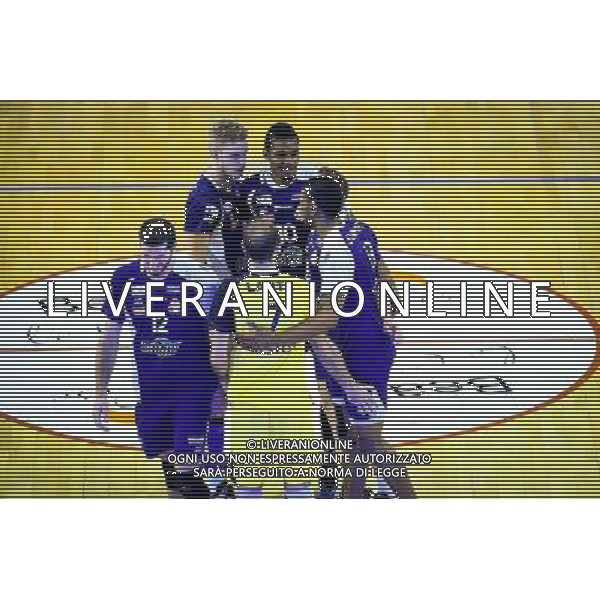 Robin TOSATTO / Jan Willen SNIPPE / Marc ZOPIE / David LANTA / Ronald JIMENEZ - 19.12.2014 - Beauvais / Saint Nazaire - 12e journee de Ligue A Photo : Fred Porcu / Icon Sport AG ALDO LIVERANI SAS ONLY ITALY
