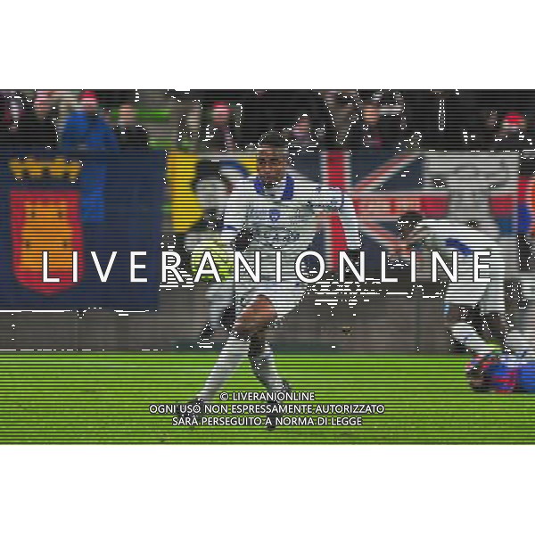 FranâˆšÃ‰Â¬ÃŸois Kamano - 20.12.2014 - Caen / Bastia - 19eme journee de Ligue 1 Photo : Philippe Le Brech / Icon Sport AG ALDO LIVERANI SAS ONLY ITALY