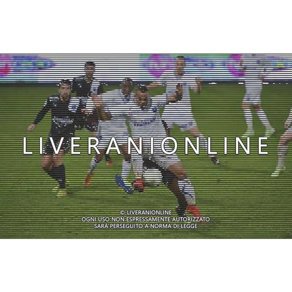 Thomas FONTAINE / Frederic BONG - 19.12.2014 - Auxerre / Niort - 18e journee Ligue 2 Photo : Dave Winter / Icon Sport AG ALDO LIVERANI SAS ONLY ITALY