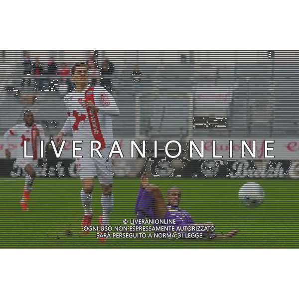 Nicolas VERDIER / Cedric KANTE - 20.12.2014 - Brest / Ajaccio - 18eme journee de Ligue 2 - Photo : Vincent Michel / Icon Sport AG ALDO LIVERANI SAS ONLY ITALY