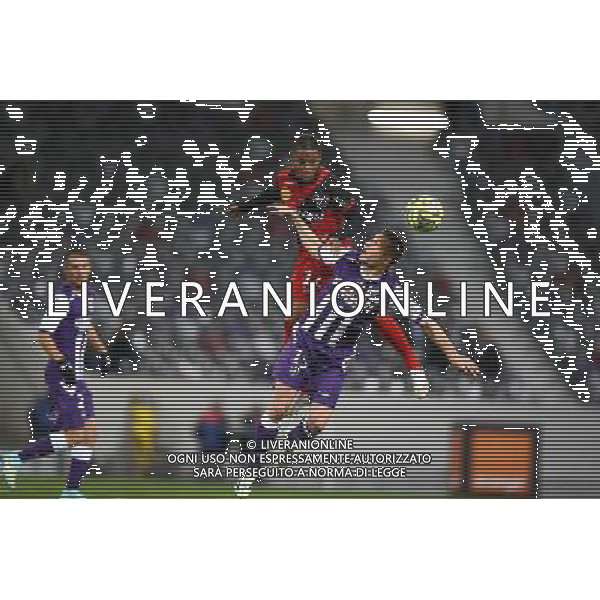Claudio Beauvue / Uros Spajic - 20.12.2014 - Toulouse / Guingamp - 19eme journee de Ligue 1 Photo : Manuel Blondeau / Icon Sport AG ALDO LIVERANI SAS ONLY ITALY
