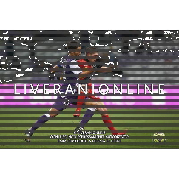 Abel Aguilar / Jeremy Pied - 20.12.2014 - Toulouse / Guingamp - 19eme journee de Ligue 1 Photo : Manuel Blondeau / Icon Sport AG ALDO LIVERANI SAS ONLY ITALY