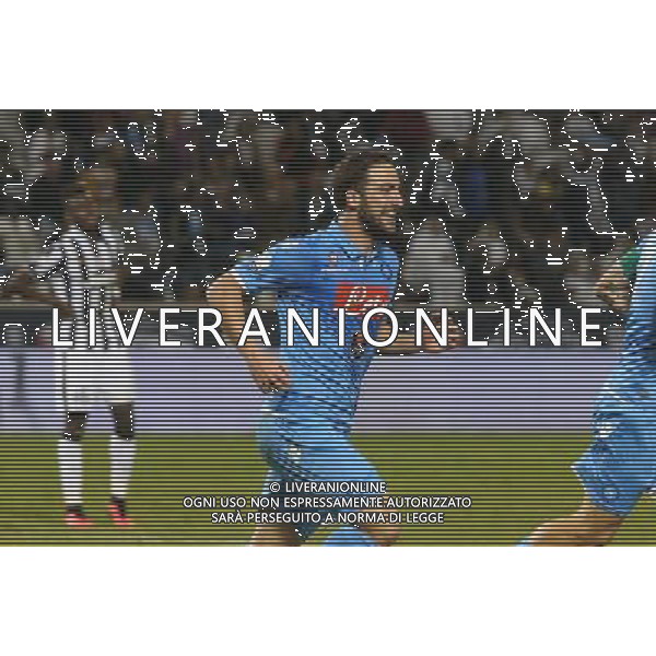 JUVENTUS, - NAPOLI SUPERCOPPA ITALIANA A DOHA 22 DICEMBRE 2014 NELLA FOTO: ESULTANZA DI GONZALO HIGUAIN ©MOSCA/Agenzia Aldo Liverani sas