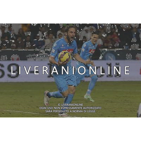 JUVENTUS, - NAPOLI SUPERCOPPA ITALIANA A DOHA 22 DICEMBRE 2014 NELLA FOTO: ESULTANZA DI GONZALO HIGUAIN ©MOSCA/Agenzia Aldo Liverani sas