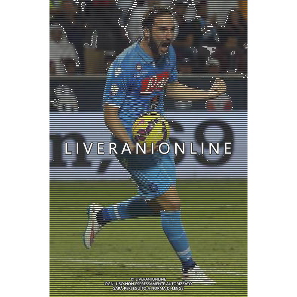 JUVENTUS, - NAPOLI SUPERCOPPA ITALIANA A DOHA 22 DICEMBRE 2014 NELLA FOTO: ESULTANZA DI GONZALO HIGUAIN ©MOSCA/Agenzia Aldo Liverani sas