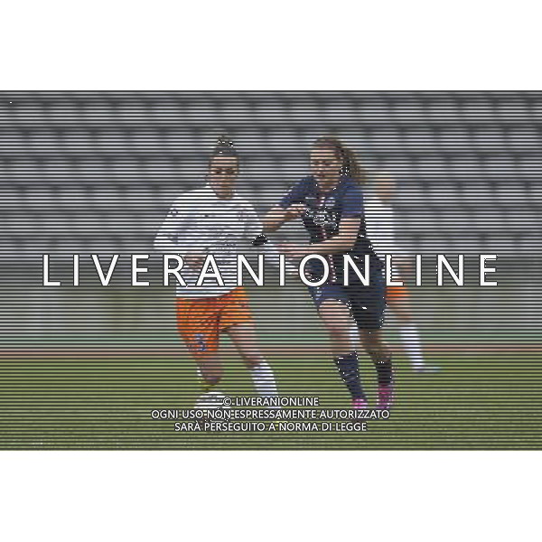 Kelly Gadea / Lindsey Horan - 20.12.2014 - PSG / Montpellier - 14eme journee de D1 Photo : Andre Ferreira / Icon Sport AG ALDO LIVERANI SAS ONLY ITALY