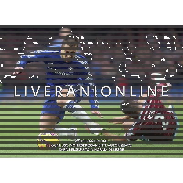 Chelsea\'s Eden Hazard under pressure from West Ham United\'s Winston Reid Photographer Kieran Galvin/CameraSport Football - Barclays Premiership - Chelsea v West Ham United - Friday 26th December 2014 - Stamford Bridge - London © CameraSport - 43 Linden Ave. Countesthorpe. Leicester. England. LE8 5PG - Tel: +44 (0) 116 277 4147 - admin@camerasport.com - www.camerasport.com AG ALDO LIVERANI SAS ONLY ITALY