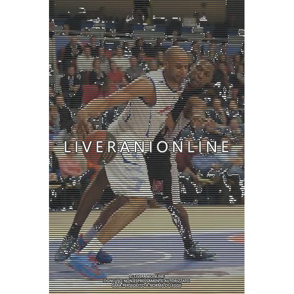 Sharrod Ford / Florent Pietrus - 27.12.2014 - Paris Levallois / Nancy - 15eme journee de Pro A Photo : Andre Ferreira / Icon Sport AG ALDO LIVERANI SAS ONLY ITALY