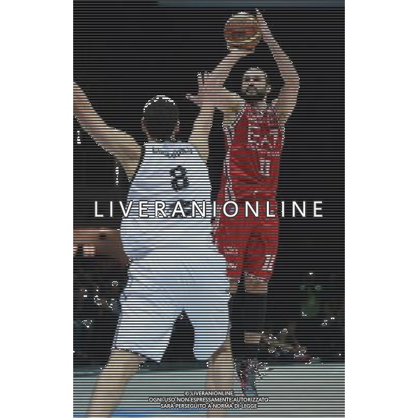 Beko Lega Basket Serie A 2014/2015 13 Giornata Bologna - 29.12.2014 Granarolo Bologna-EA7 Emporio Armani Milano Nella Foto:kleiza linas /Ph.Vitez-Ag. Aldo Liverani