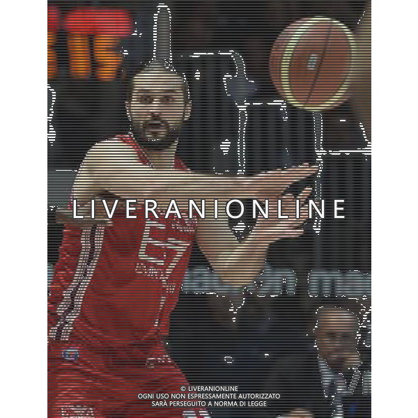 Beko Lega Basket Serie A 2014/2015 13 Giornata Bologna - 29.12.2014 Granarolo Bologna-EA7 Emporio Armani Milano Nella Foto:Kleiza Linas /Ph.Vitez-Ag. Aldo Liverani