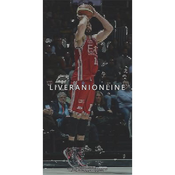 Beko Lega Basket Serie A 2014/2015 13 Giornata Bologna - 29.12.2014 Granarolo Bologna-EA7 Emporio Armani Milano Nella Foto:Kleiza Linas /Ph.Vitez-Ag. Aldo Liverani