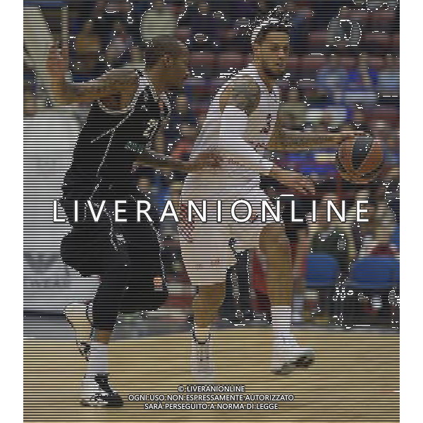 Turkish Airline Eurolega 2014/2015 Top 16 Gruppo F Milano - 02.01.2015 EA7 Emporio Armani Milano-Nizhny Novgorod Nella Foto:daniel hackett terence kinsey /Ph.Vitez-Ag. Aldo Liverani