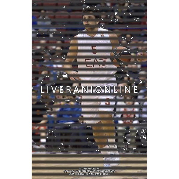 Turkish Airline Eurolega 2014/2015 Top 16 Gruppo F Milano - 02.01.2015 EA7 Emporio Armani Milano-Nizhny Novgorod Nella Foto:Gentile Alessandro /Ph.Vitez-Ag. Aldo Liverani