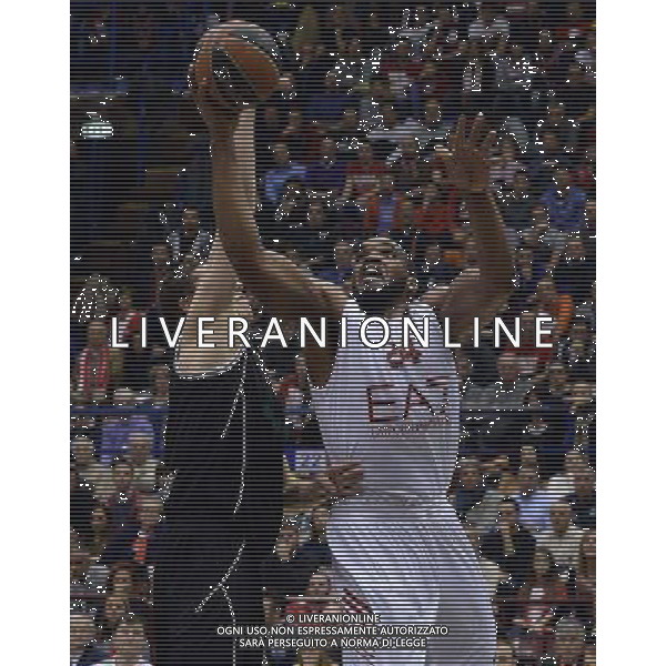 Turkish Airline Eurolega 2014/2015 Top 16 Gruppo F Milano - 02.01.2015 EA7 Emporio Armani Milano-Nizhny Novgorod Nella Foto:Samuels Samardo /Ph.Vitez-Ag. Aldo Liverani