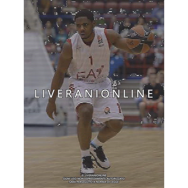 Turkish Airline Eurolega 2014/2015 Top 16 Gruppo F Milano - 02.01.2015 EA7 Emporio Armani Milano-Nizhny Novgorod Nella Foto:Ragland Joe /Ph.Vitez-Ag. Aldo Liverani