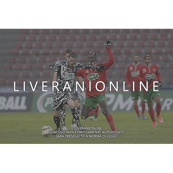 Antoine Devaux / Joel SAKI - 03.01.2015 - Lusitanos Saint Maur / Reims 32emeFinale Coupe de France Photo : Aurelien Meunier / Icon Sport AG ALDO LIVERANI SAS ONLY ITALY