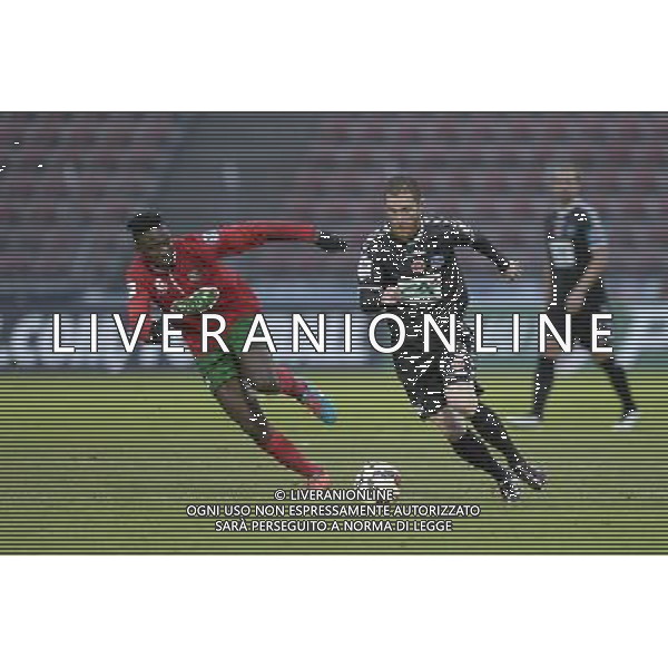 Joel Saki / Antoine Devaux - 03.01.2015 - Lusitanos Saint Maur / Reims 32emeFinale Coupe de France Photo : Aurelien Meunier / Icon Sport AG ALDO LIVERANI SAS ONLY ITALY