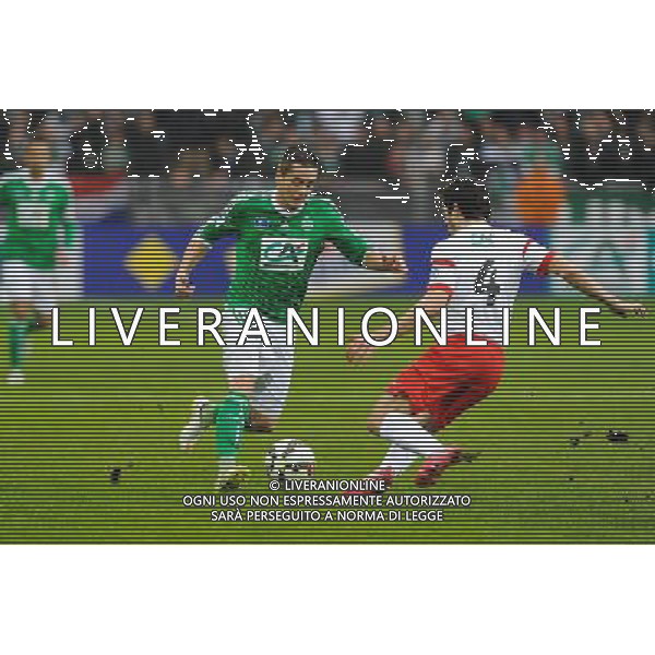 Romain HAMOUNA - 04.01.2015 - Saint Etienne / Nancy - Coupe de France Photo : Jean Paul Thomas / Icon Sport AG ALDO LIVERANI SAS ONLY ITALY