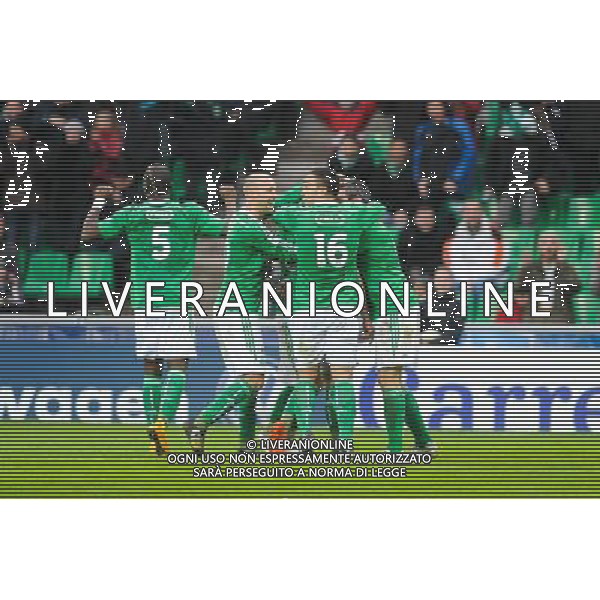 Joie Saint Etienne - Franck TABANOU - 04.01.2015 - Saint Etienne / Nancy - Coupe de France Photo : Jean Paul Thomas / Icon Sport AG ALDO LIVERANI SAS ONLY ITALY