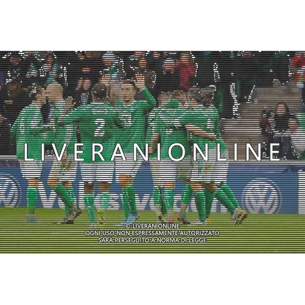 Joie Saint Etienne - Franck TABANOU - 04.01.2015 - Saint Etienne / Nancy - Coupe de France Photo : Jean Paul Thomas / Icon Sport AG ALDO LIVERANI SAS ONLY ITALY