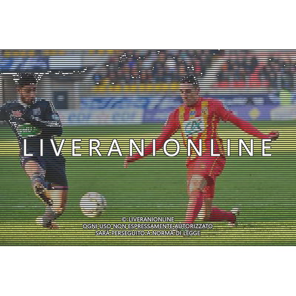 Alharbi EL JADEYAOUI / Jordan FERRI - 04.01.2015 - Lens / Lyon - Coupe de France Photo : Dave Winter / Icon Sport AG ALDO LIVERANI SAS ONLY ITALY