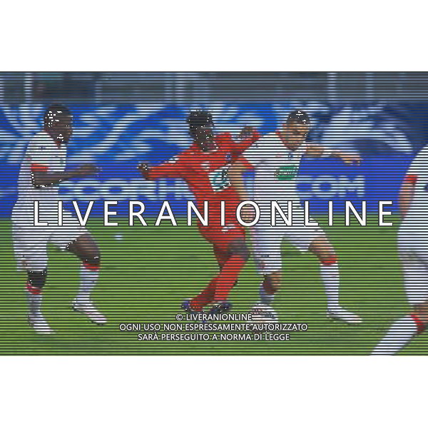 Layvin KURZAWA - 04.01.2014 - Nimes / Monaco - Coupe de France Photo : Nicolas Guyonnet / Icon Sport AG ALDO LIVERANI SAS ONLY ITALY