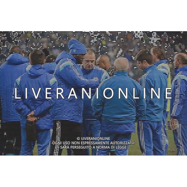 Steve MANDANDA / Marcelo BIELSA / Stephane CASSARD - 04.01.2015 - Grenoble / Marseille - Coupe de France Photo : Gaston Petrelli / Icon Sport AG ALDO LIVERANI SAS ONLY ITALY