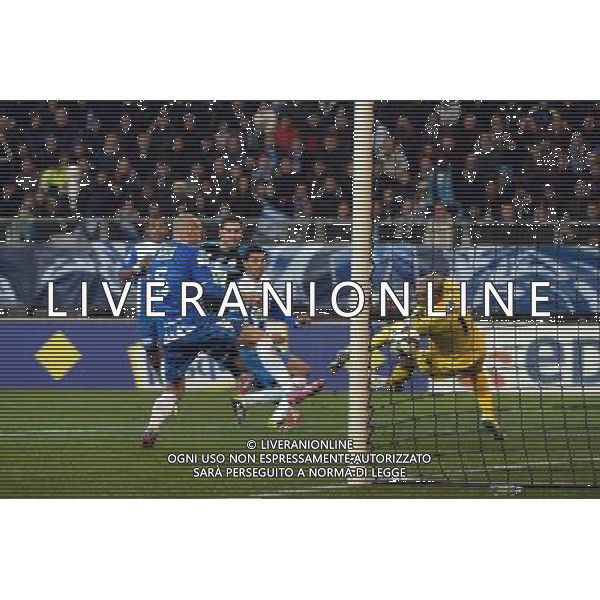 Goal Andre Pierre GIGNAC - 04.01.2015 - Grenoble / Marseille - Coupe de France Photo : Gaston Petrelli / Icon Sport AG ALDO LIVERANI SAS ONLY ITALY