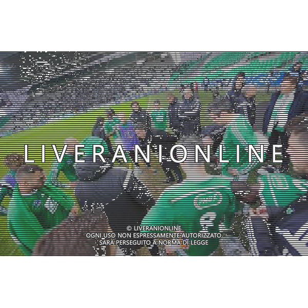 Christophe GALTIER / Groupe Saint Etienne - 04.01.2015 - Saint Etienne / Nancy - Coupe de France Photo : Jean Paul Thomas / Icon Sport ag aldo liverani sas only italy