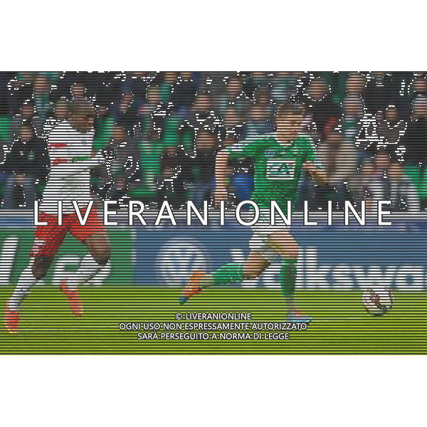 Franck TABANOU - 04.01.2015 - Saint Etienne / Nancy - Coupe de France Photo : Jean Paul Thomas / Icon Sport ag aldo liverani sas only italy