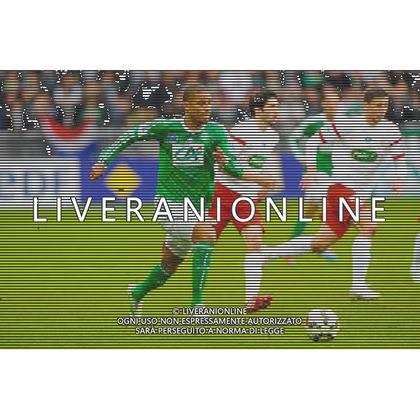 Kevin MONNET PAQUET - 04.01.2015 - Saint Etienne / Nancy - Coupe de France Photo : Jean Paul Thomas / Icon Sport ag aldo liverani sas only italy