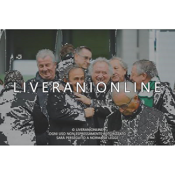 Michel Platini / Herve Revelli - 04.01.2015 - Saint Etienne / Nancy - Coupe de France Photo : Jean Paul Thomas / Icon Sport ag aldo liverani sas only italy
