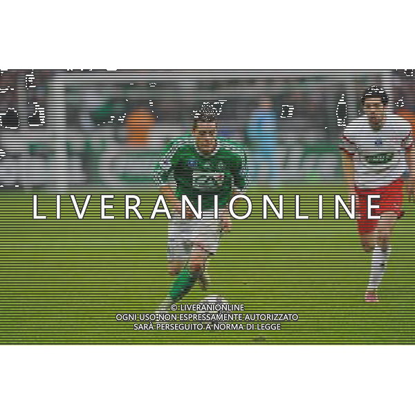 Romain HAMOUMA - 04.01.2015 - Saint Etienne / Nancy - Coupe de France Photo : Jean Paul Thomas / Icon Sport ag aldo liverani sas only italy