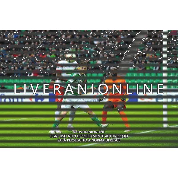 Romain HAMOUMA - 04.01.2015 - Saint Etienne / Nancy - Coupe de France Photo : Jean Paul Thomas / Icon Sport ag aldo liverani sas only italy