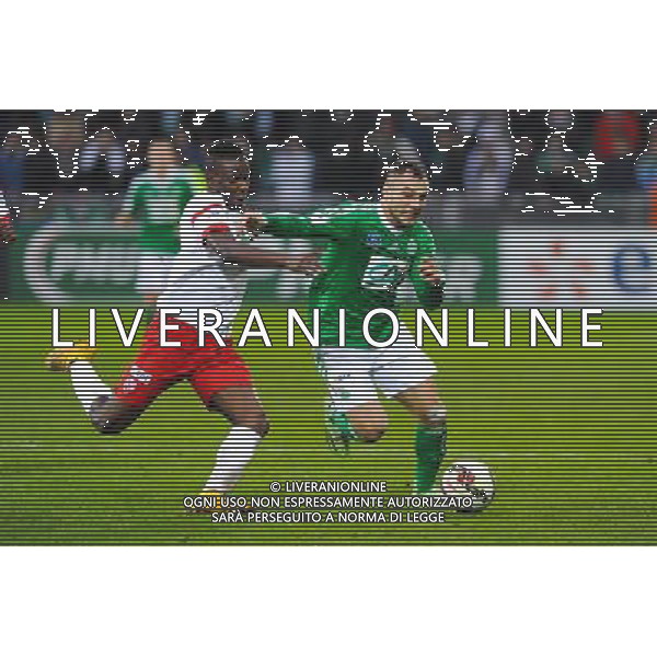Yohan MOLLO - 04.01.2015 - Saint Etienne / Nancy - Coupe de France Photo : Jean Paul Thomas / Icon Sport ag aldo liverani sas only italy