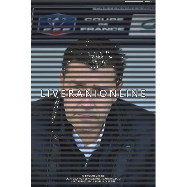 Hubert FOURNIER - 04.01.2014 - Lens / Lyon - Coupe de France Photo : Dave Winter / Icon Sport AG ALDO LIVERANI SAS ONLY ITALY