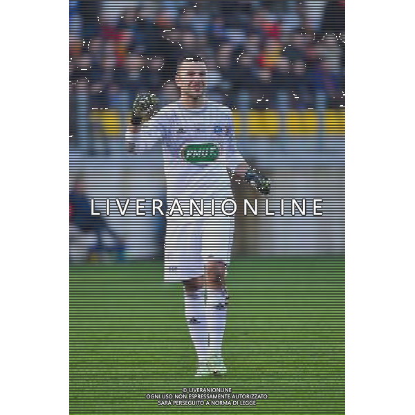 Joie Anthony LOPES - 04.01.2014 - Lens / Lyon - Coupe de France Photo : Dave Winter / Icon Sport AG ALDO LIVERANI SAS ONLY ITALY