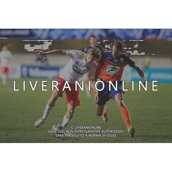 Clement CHANTOME / Daniel CONGRE - 05.01.2015 - Montpellier / PSG - Coupe de France Photo : Nicolas Guyonnet / Icon Sport /Agenzia Aldo Liverani sas - ITALY ONLY - EDITORIAL USE ONLY