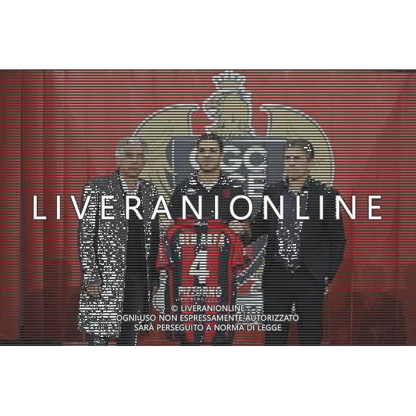 Hatem BEN ARFA / Claude Puel / Jean Pierre Rivere - 05.01.2015 - Conference de presse - Nouvelle recrue de Nice Photo : Sebastien Nogier / Icon Sport *** Local Caption *** /Agenzia Aldo Liverani sas - ITALY ONLY - EDITORIAL USE ONLY *** Local Caption *** /Agenzia Aldo Liverani sas - ITALY ONLY - EDITORIAL USE ONLY
