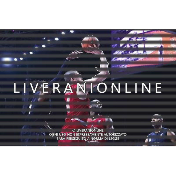 Adrian MOERMAN / Mykal RILEY - 03.01.2015 - All Star Game -Paris - Zenith Photo : Dave Winter / Icon Sport /Agenzia Aldo Liverani sas - ITALY ONLY - EDITORIAL USE ONLY