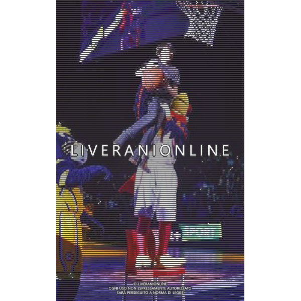 Animation / Mascotte Hawks - 03.01.2015 - All Star Game -Paris - Zenith Photo : Dave Winter / Icon Sport /Agenzia Aldo Liverani sas - ITALY ONLY - EDITORIAL USE ONLY