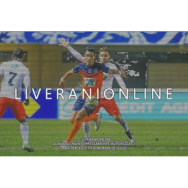 Lucas BARRIOS - 05.01.2015 - Montpellier / PSG - Coupe de France Photo : Nicolas Guyonnet / Icon Sport AG ALDO LIVERANI SAS ONLY ITALY