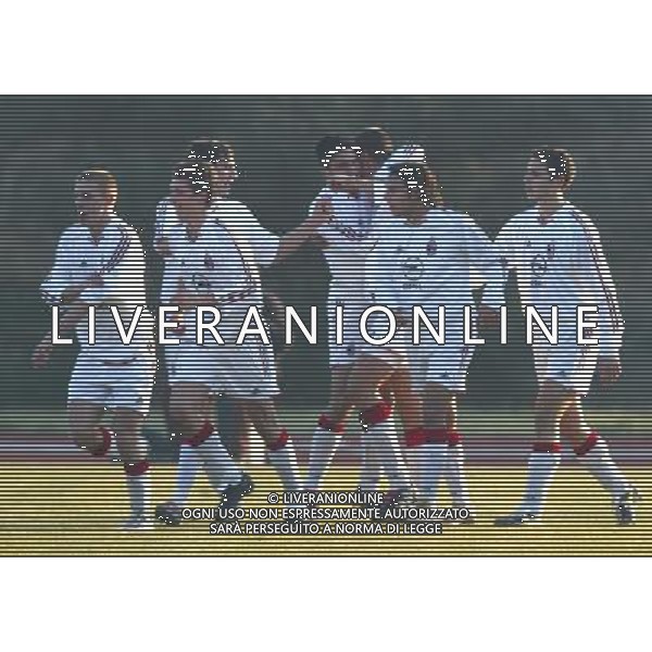 Bresso 12 gennaio 2005 Inter-Milan coppa Italia primavera semifinale Tim Cup nella foto: Esultanza Milan foto Romano / Ag. Aldo Liverani