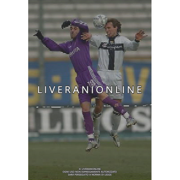 PARMA-FIORENTINA COPPA ITALIA TIM 12/01/2005 NELLA FOTO budel e portillo FOTO MARCO LUZZANI-AGENZIA ALDO LIVERANI